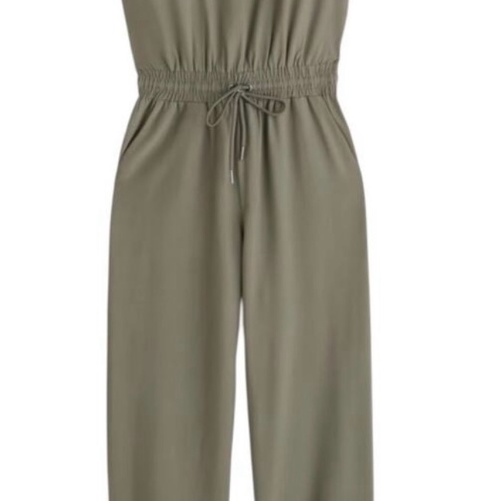 Abercrombie & Fitch Olive Jumpsuit